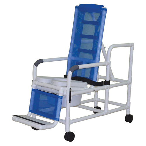 Shower/commode Chair Pvc Tilt-n-space