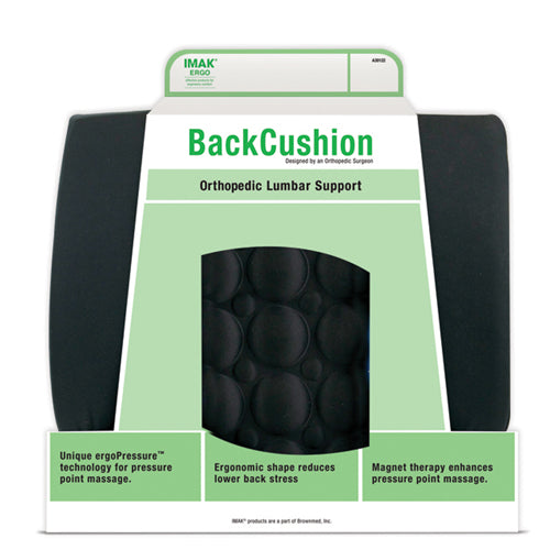 back cushion black imak with pressure points