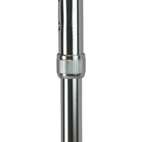 Cane Round Handle Blue Jay Silver With Vinyl Comfort Grip - All Care Store
