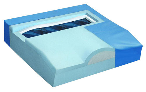 Drive Medical Titanium Gel / Foam Wheelchair Cushion 16 X 16 X 3.5