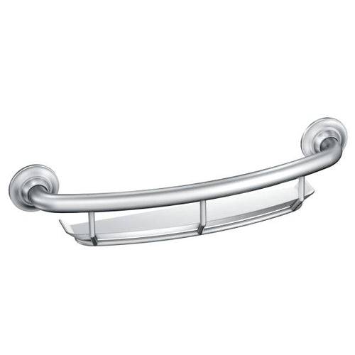 grab bar with built-in shelf