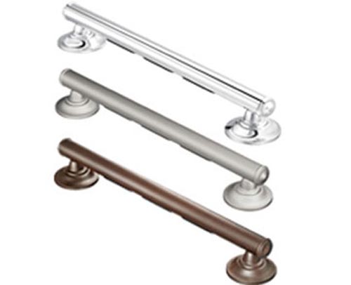 Moen Elegance Grab Bar 16 Brushed Nickel W/grip Pads