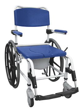 Shower/commode Rehab Chair Aluminum
