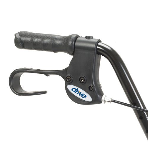 Rollator  Aluminum W/fold up & Remov Back  Padded Seat Blue   All Care Store