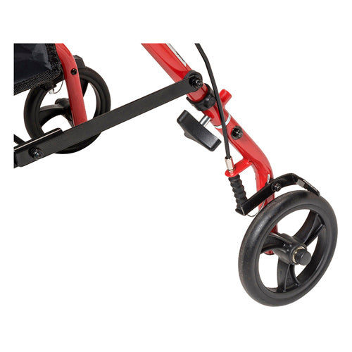 Rollator Steel Red  W/6  Whls Knocked down   All Care Store