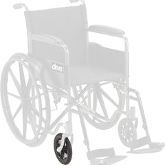 Drive Medical Caster Only For Silver Sport Wheelchair 19cm Pvc 1ea