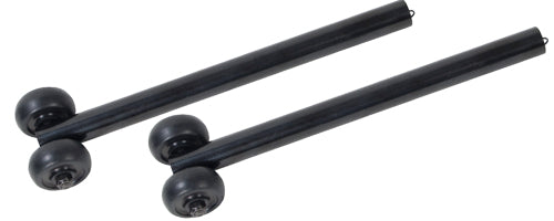 Anti-tippers(pr) W/ Wheels For Drive Silver Sport 1 & 2 Black - All Care Store