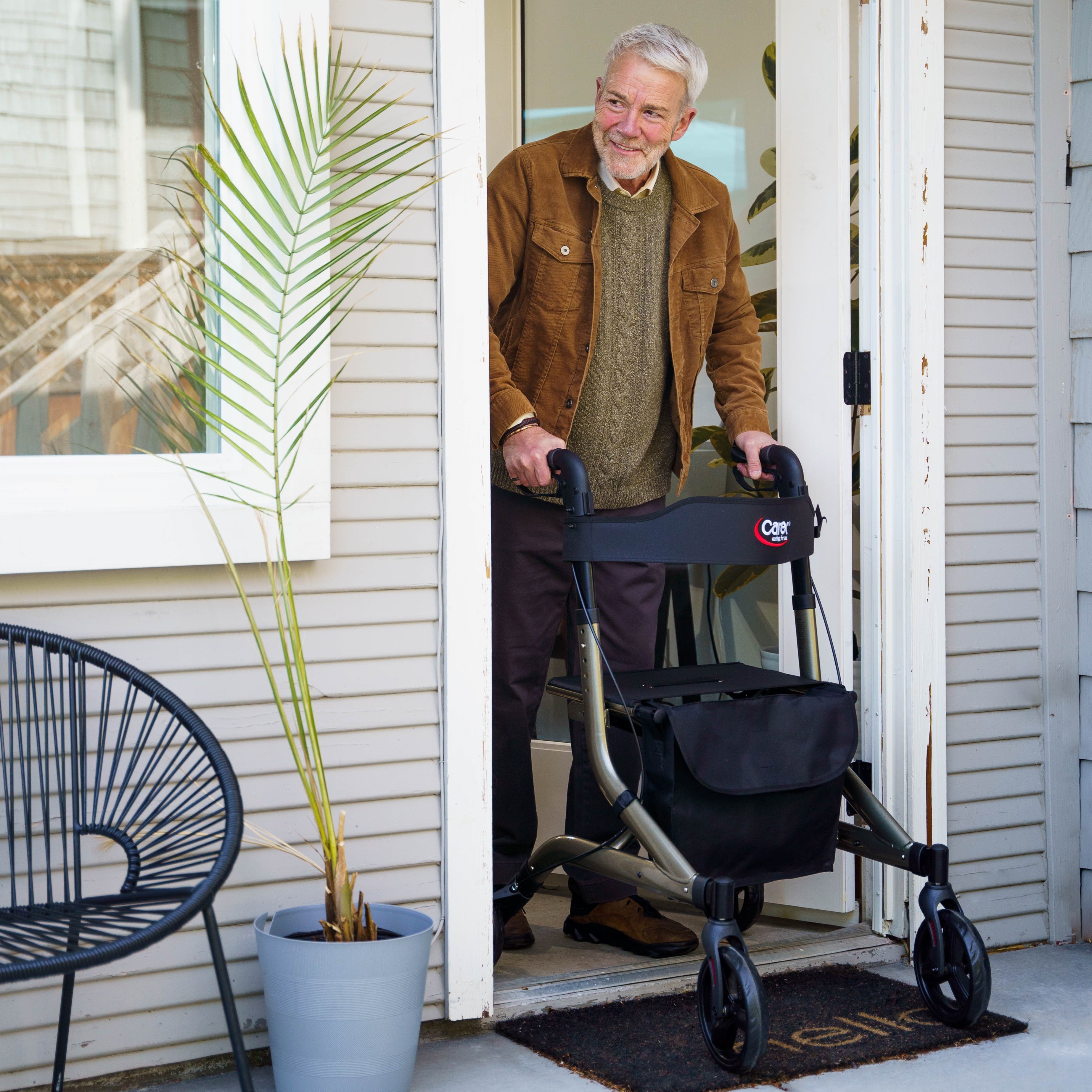 crosstour rolling walker rollator by carex