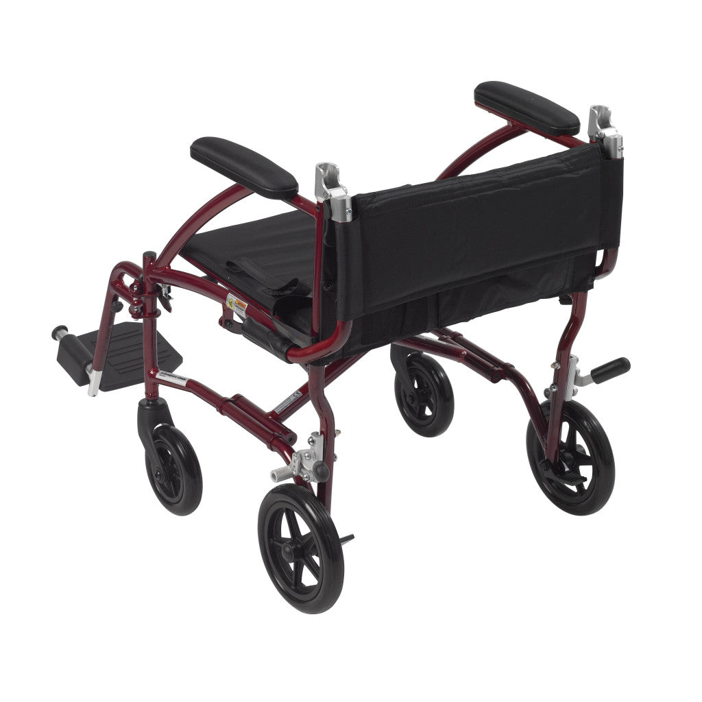 fly lite transport chair burgundy 19