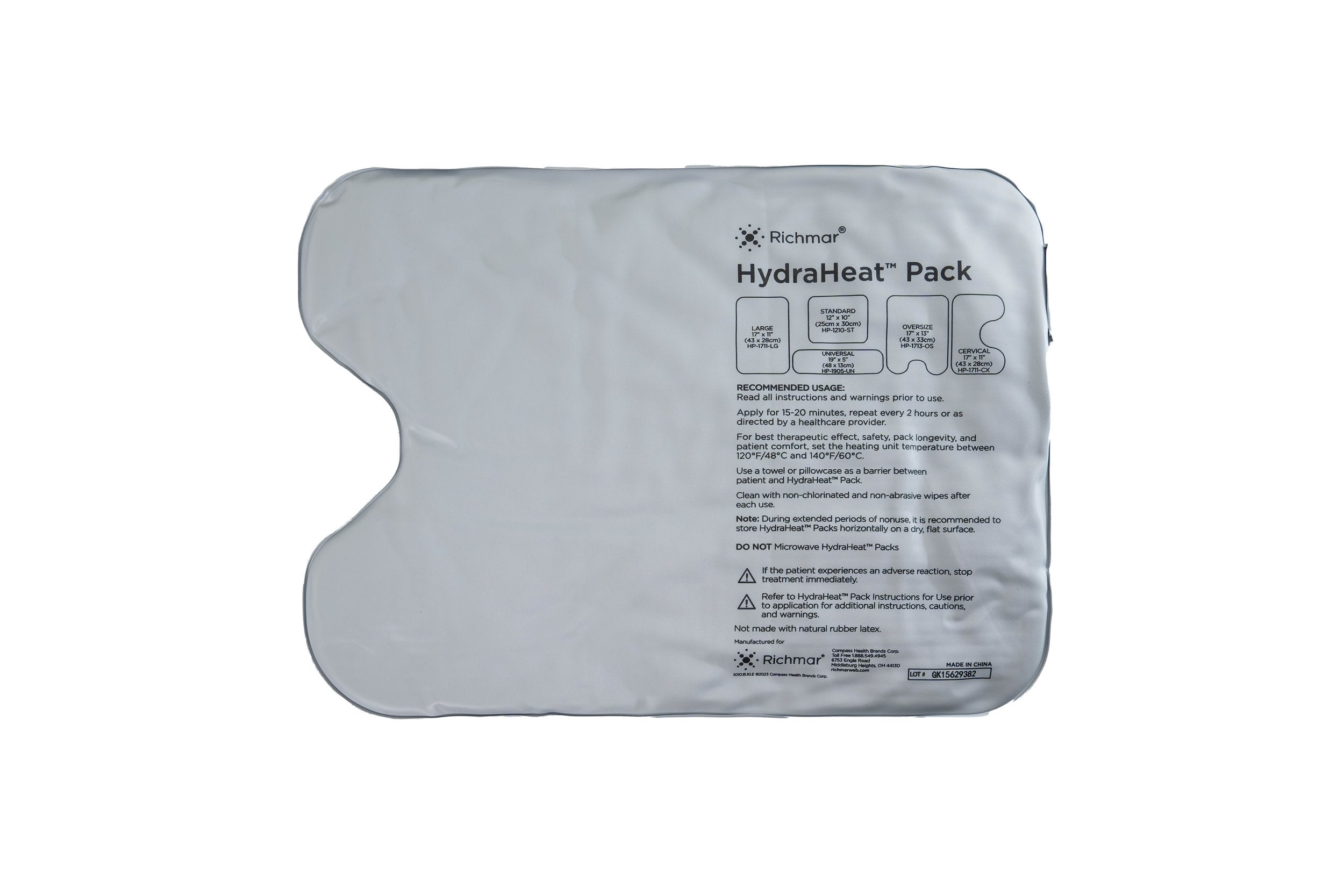 hot pack pliable universal 19 x 5