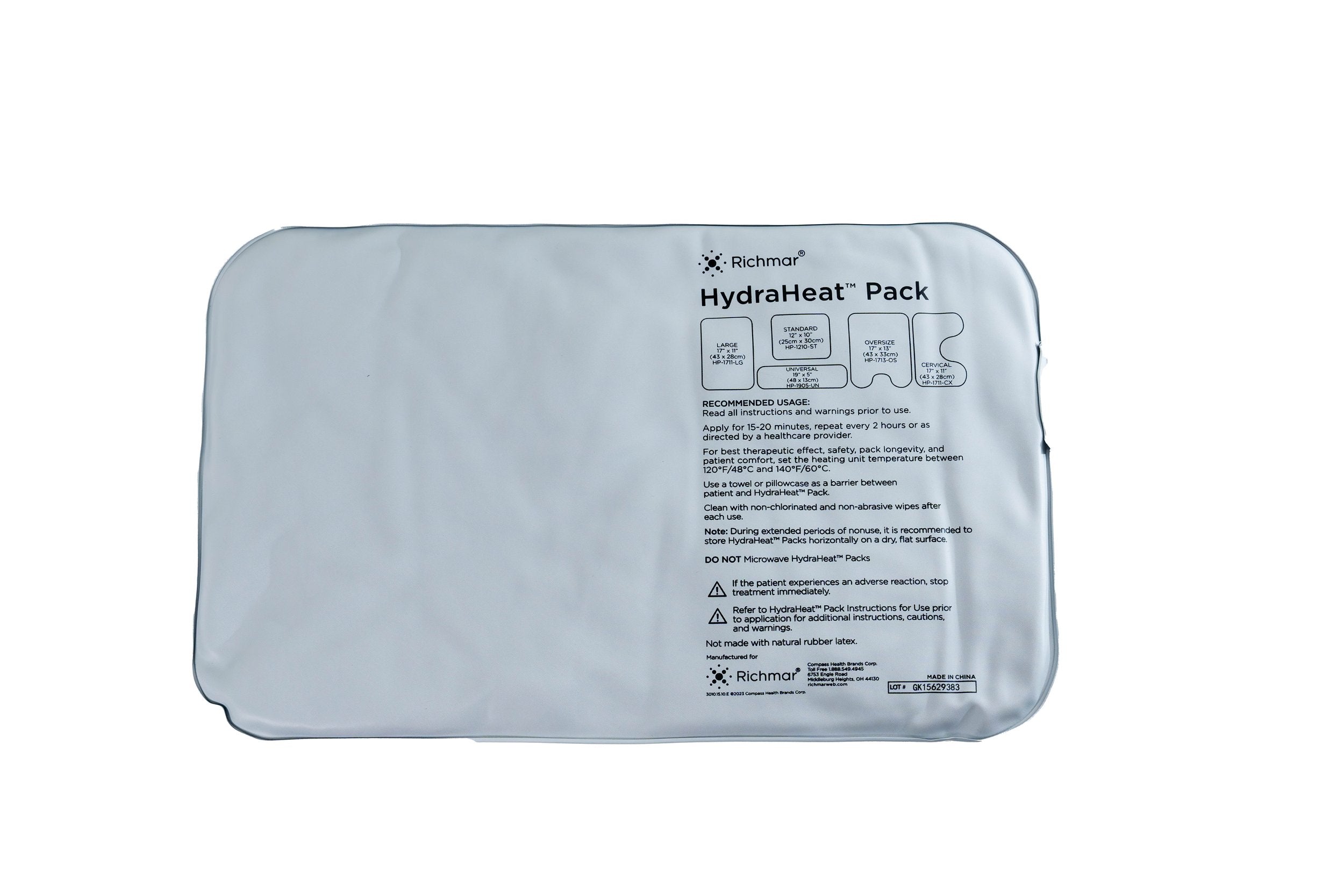 hot pack pliable universal 19 x 5