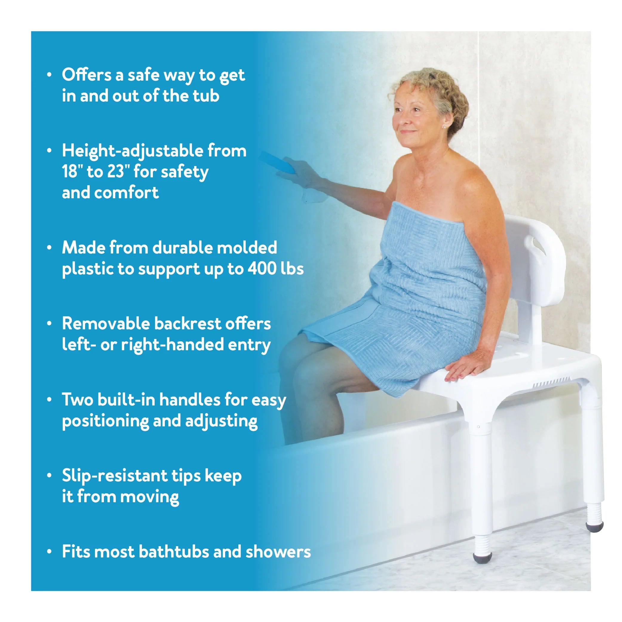 Carex Universal Transfer Bench, Each