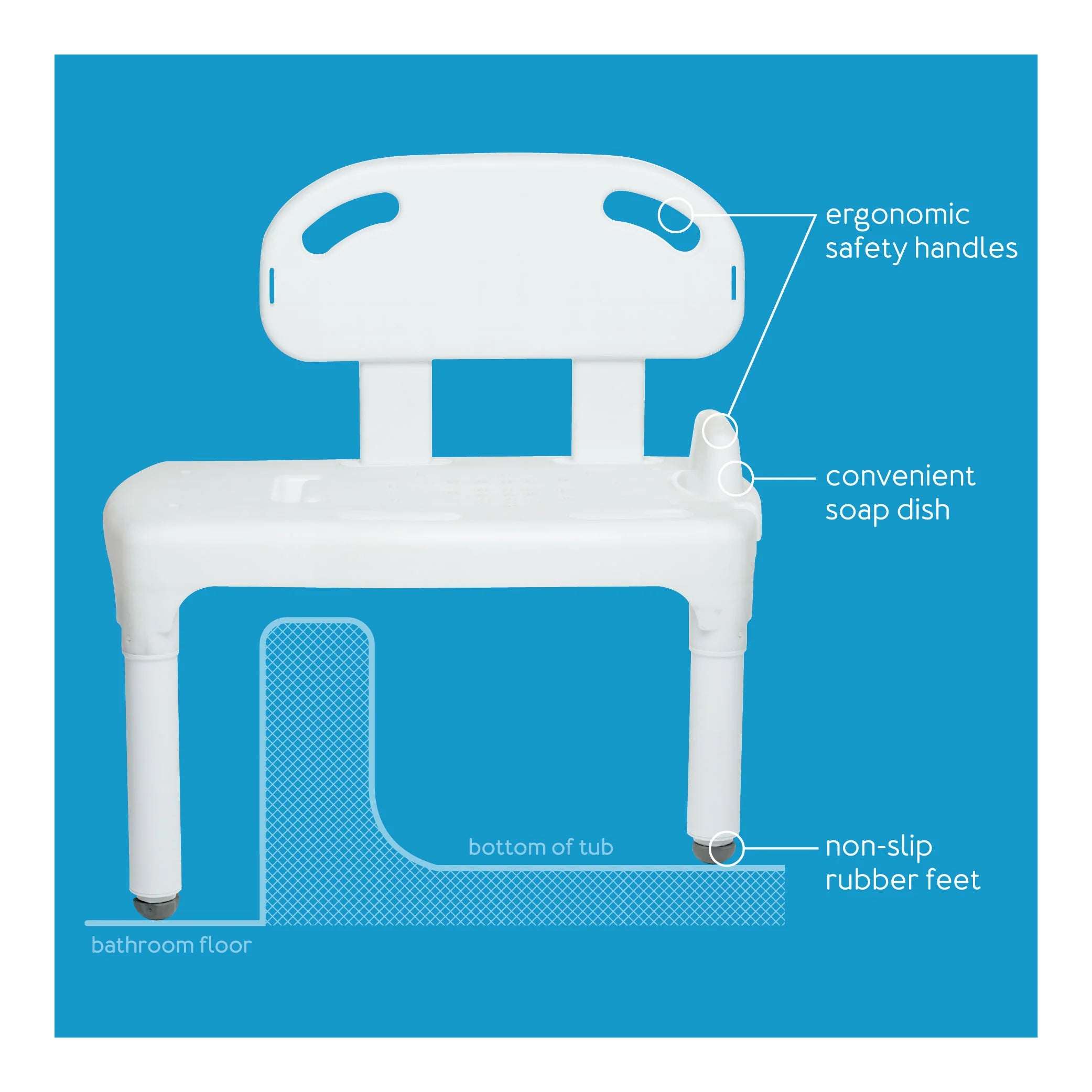 Carex Universal Transfer Bench, Each