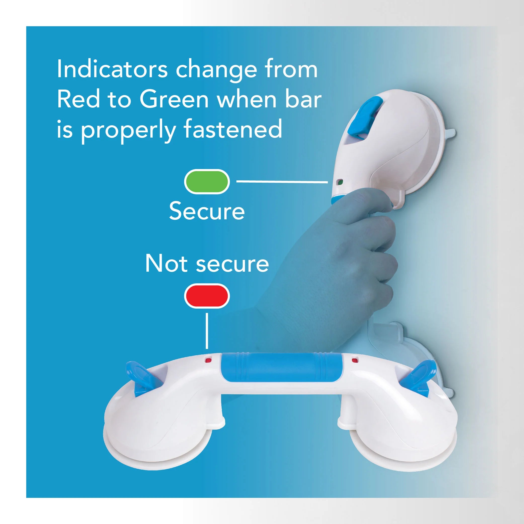 Carex Ultra Grip 12-inch Grab Bar