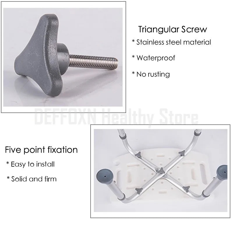 adjustable medical bath chair for the elderly non slip pregnant disabled bathroom shower stool toilet seat bench taburete ducha