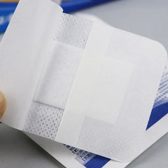 5pcs bordered guaze pad sterilized wound dressing waterproof adhesive wound plaster bandage sticker home travel first aid kit 1