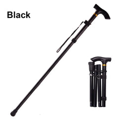 Telescopic Folding Walking Cane | Collapsible Hiking & Mobility Support Stick