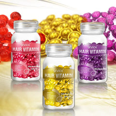 sevich 3pcs set keratin complex oil hair vitamin capsule set moroccan hair care oil smooth repair damaged hair treatment serum