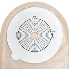10 pcs ostomy bags double side non woven back open pouch bags with clip closure carbon filter colostomy bags max stoma 70mm