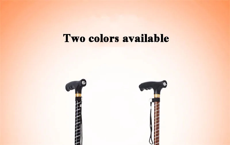 old peoples cane medical crutches folding led safety walking stick collapsible telescopic folding cane elder cane