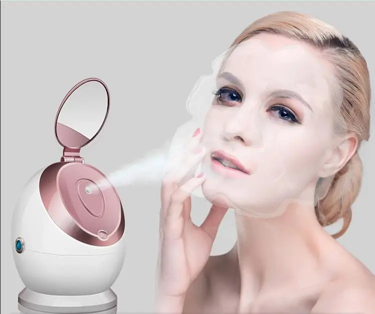 facial steamer ionic hot steam stomer for face personal sauna moisturizing face sprayer pores blackheads acne