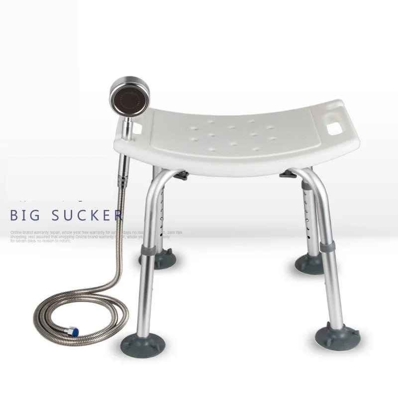 adjustable medical bath chair for the elderly non slip pregnant disabled bathroom shower stool toilet seat bench taburete ducha
