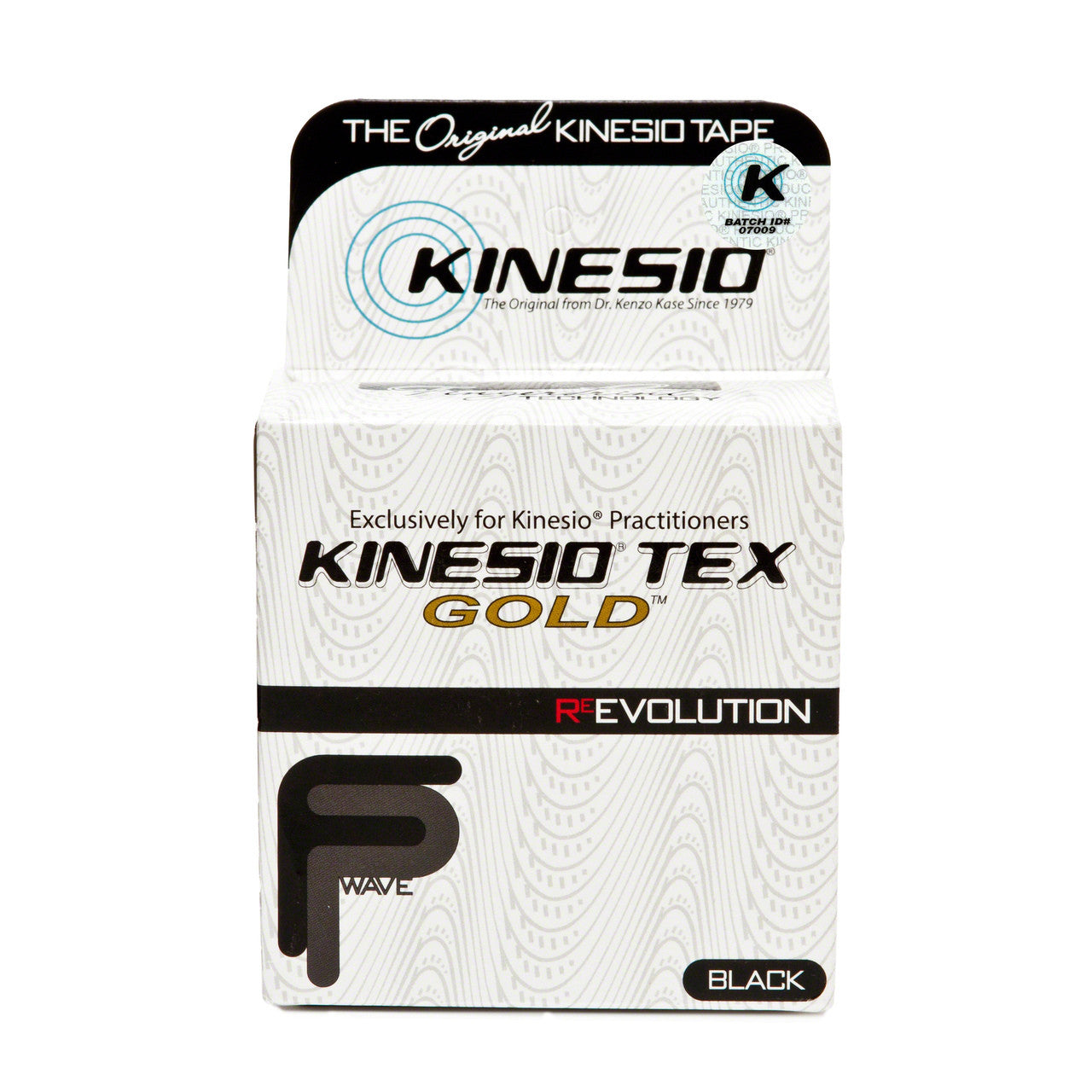 Kinesiology Tape Kinesio Tex Gold Black 2 Inch X 5-1/2 Yard Cotton NonSterile, Packaging Type- Each