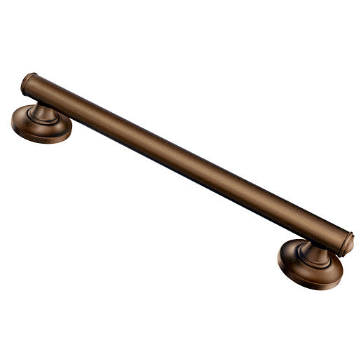 Moen Elegance Grab Bar 24 Old World Bronze W/grip Pads