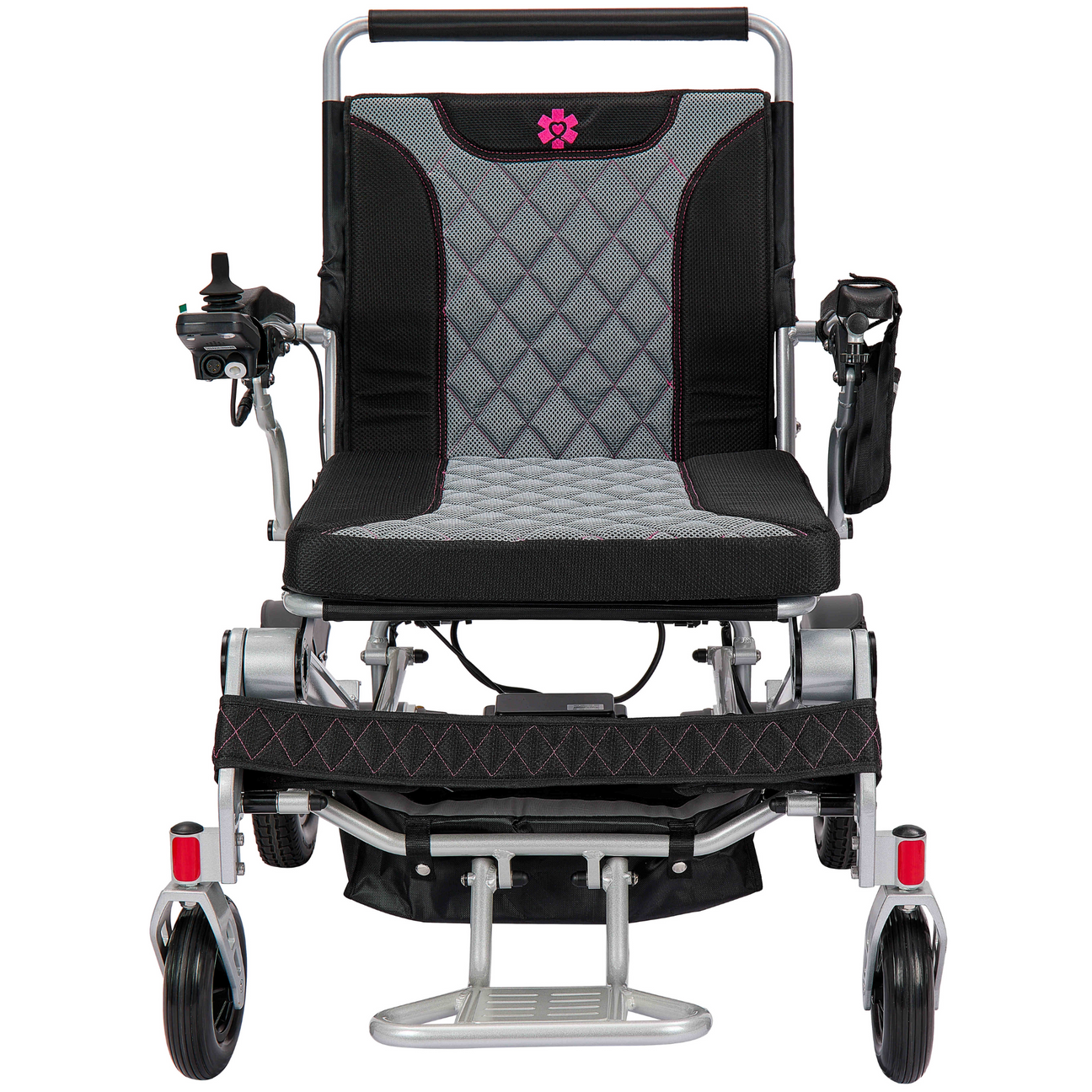 mammoth ex auto fold stylish collapsible one click automatic fold and unfold heavy duty bariatric electric wheelchair