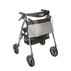 Wonder Rollator Plus with 8" Wheels - Lightweight & Durable Mobility Aid for Comfort & Stability. Ideal for Indoor & Outdoor Use. Easy to Maneuver & Fold.