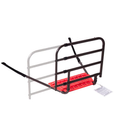 Wonder EZ Adjust Bed Rail, Brown - 18x20-30x20 (LWH) | Adjustable Safety Bed Rail for Enhanced Stability & Security | Ideal for Seniors & Kids