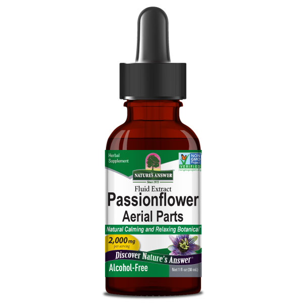 Nature's Answer - Passionflower Herb Alcohol Free - 1 Fl Oz