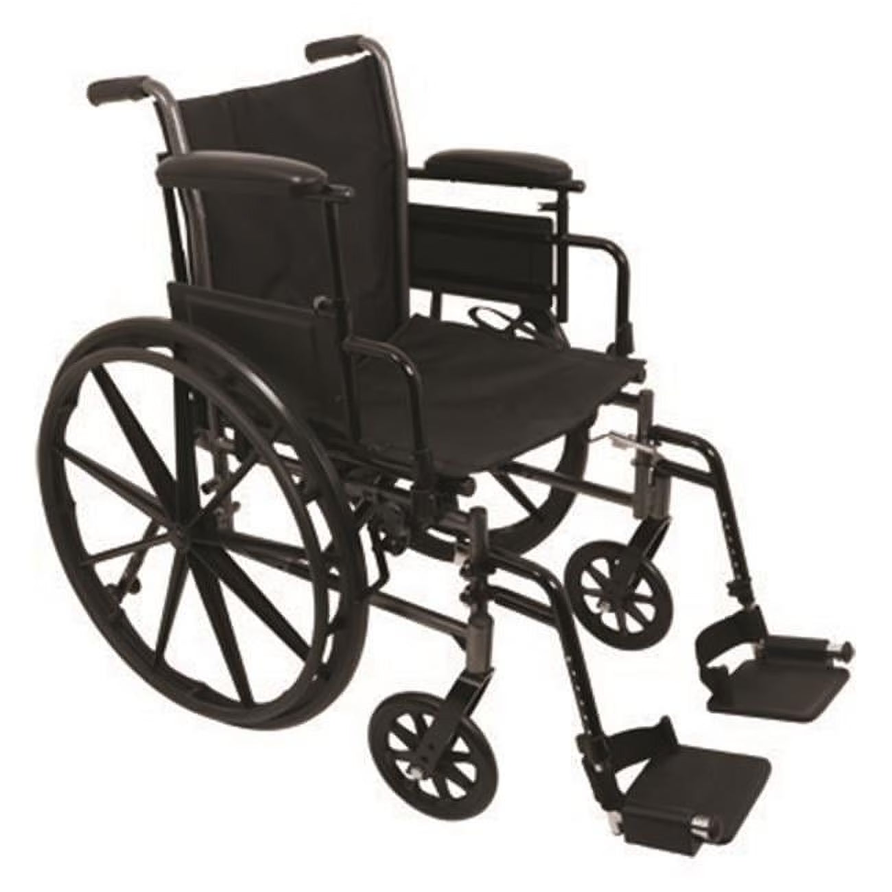 Probasics K3 Lightweight Wheelchair with Flip-up desk arms and Swing-Away Footrests ,300 lbs Weight Capacity ,20" x 16" ,WC32016DS