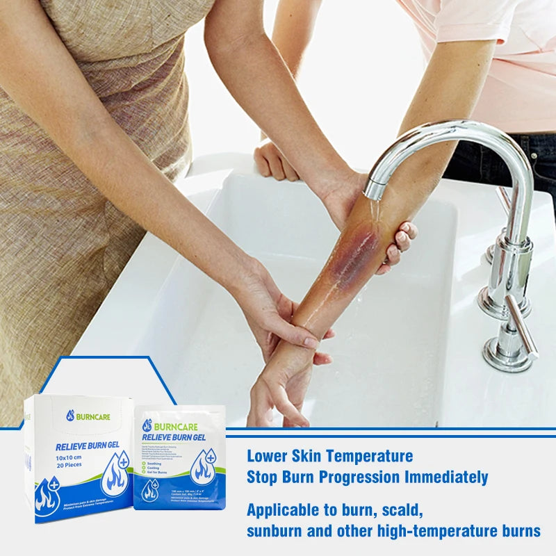 rescue emergency burn dressing burn care gel sunburn gel cooling soothing cream relieve scalds wound first aid accessories 1