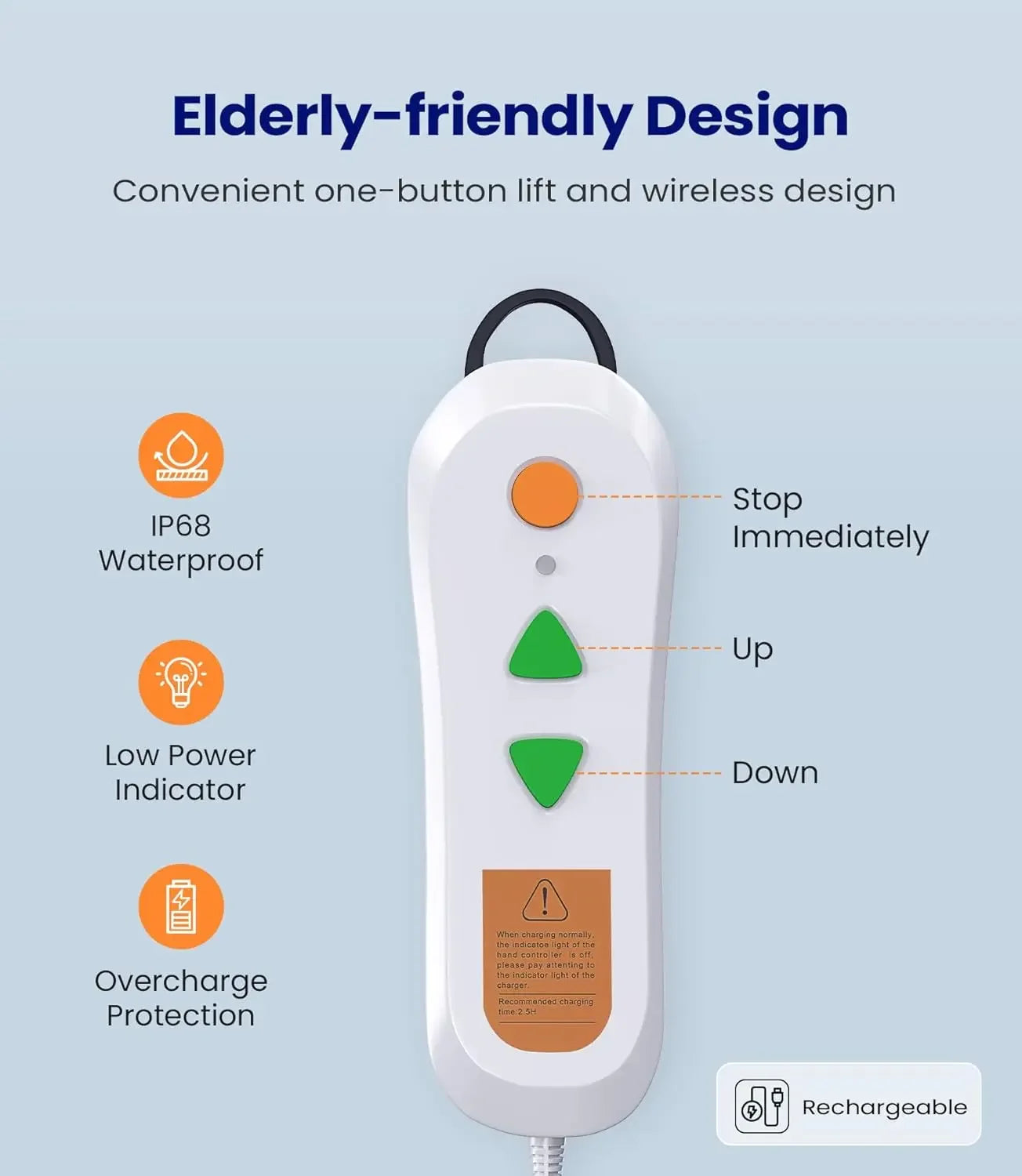 bath lift chair waterproof floor lift for elderly get up from floor weight capacity 300lbs white