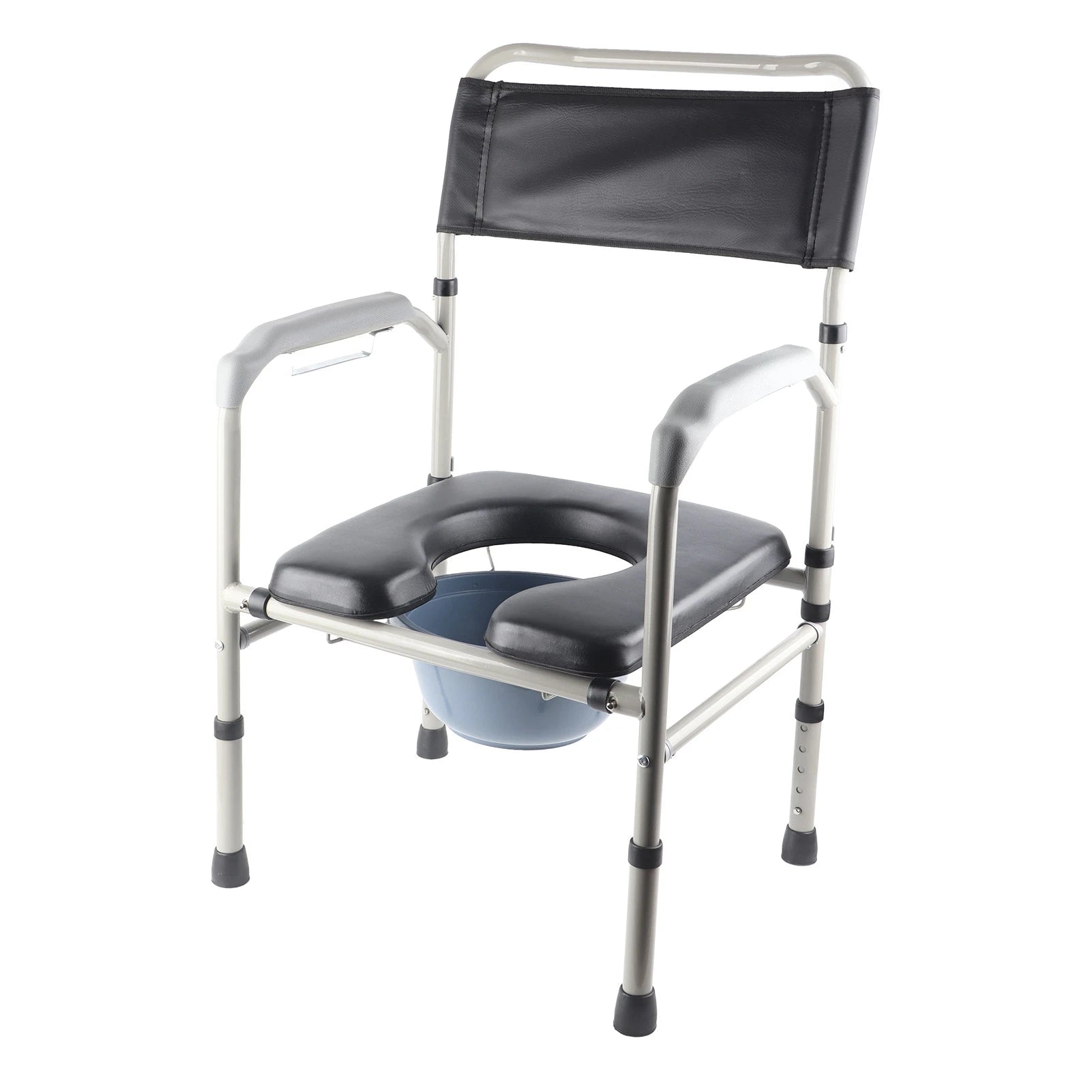 aluminum alloy adult toilet commode toilet chair bedside bathroom