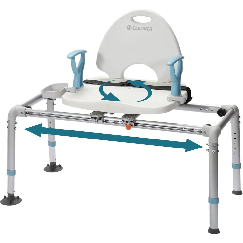 Heavy Duty Sliding Shower Chair