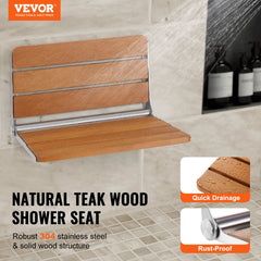 VEVOR Folding Shower Seat Bathroom Chair