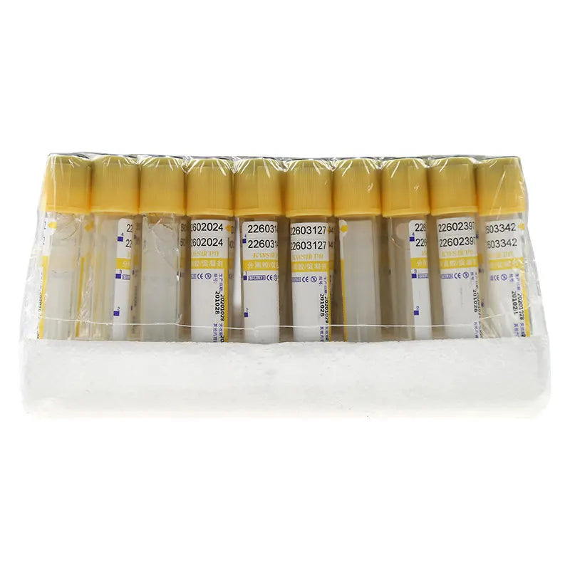 10pcs 50pcs disposable vacuum blood collection tube with separation gel coagulant lab medical blood collecting tube