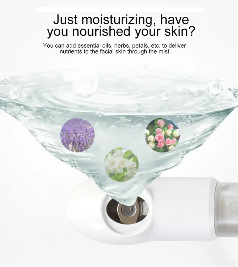 350w ozone facial steam engine thermal spray nano warm fog humidifier facial deep cleaning spa salon skin care whitening