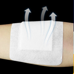10pcs non woven medical adhesive hemostasis plaster wounds dressing band aid bandage sterilization wound first aid