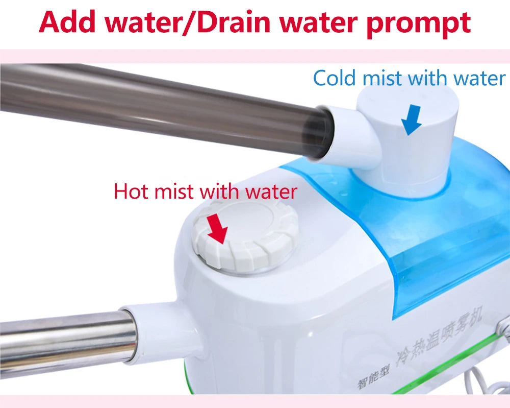 skin care whitening nano hot facial steamer warm mist ion steaner for face deep cleaning vaporizer ozone salon home spa sprayer 1