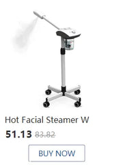 skin care whitening nano hot facial steamer warm mist ion steaner for face deep cleaning vaporizer ozone salon home spa sprayer 1