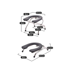 toilet seat stable bottom heavy duty commodes chair for bathroom seniors