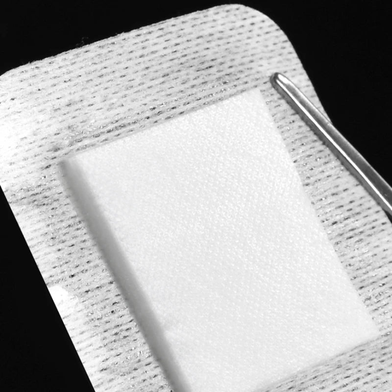 10pcs non woven medical adhesive hemostasis plaster wounds dressing band aid bandage sterilization wound first aid 1
