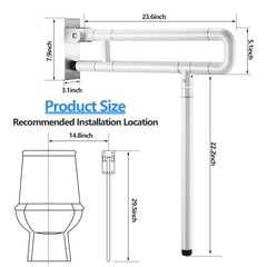 stainless steel safety grab bars for bathroom items shower handle toilet handle hand grip support rail patients aid bathtubs