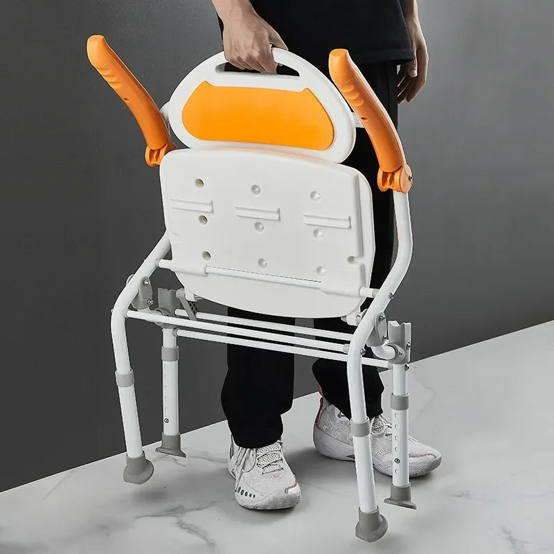 collapsible bath stool japanese antirollover nonslip chair for elderly and pregnant safe bathing comfort compact and secure