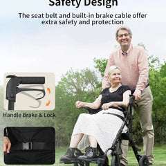 Rollator Walkers for Seniors with Seat