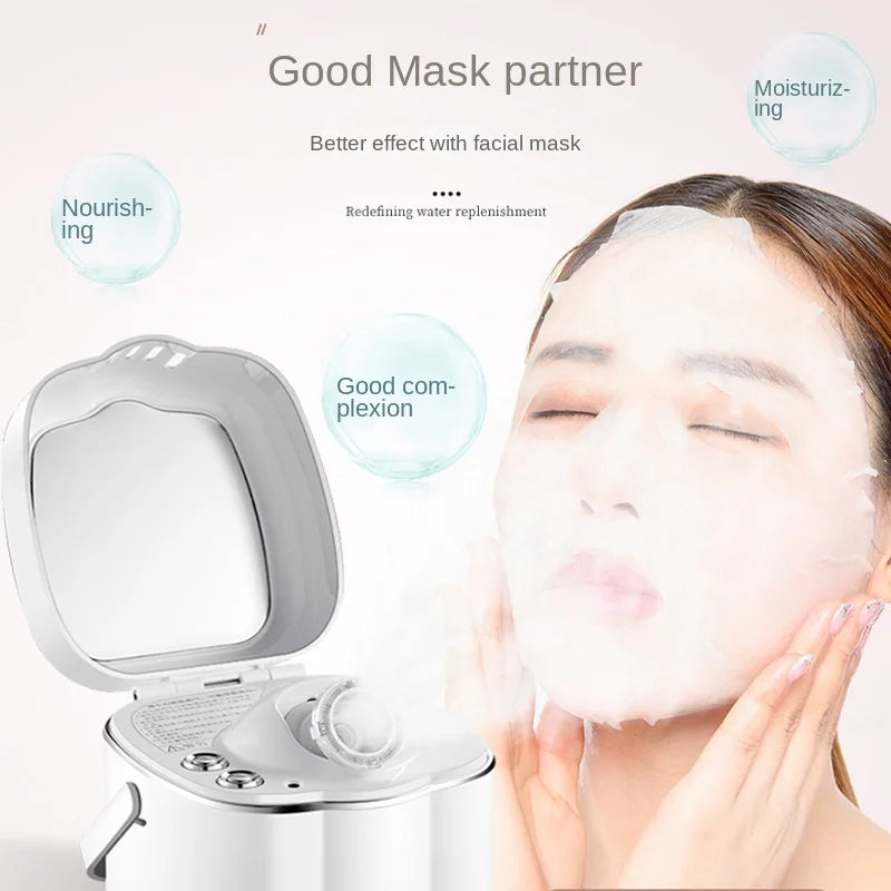 intelligent steaming facial steamer hot spray home beauty instrument ion nano spray water replenishment instrument beauty health