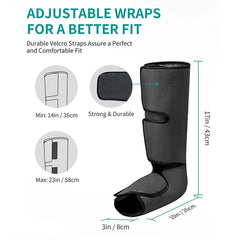 nekteck foot legs air compression massager calf wraps massage for blood circulation and relaxation physical massage boot
